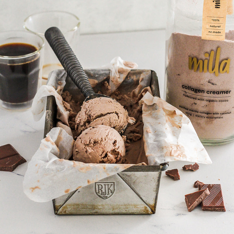 espresso & cacao dairy free ice cream