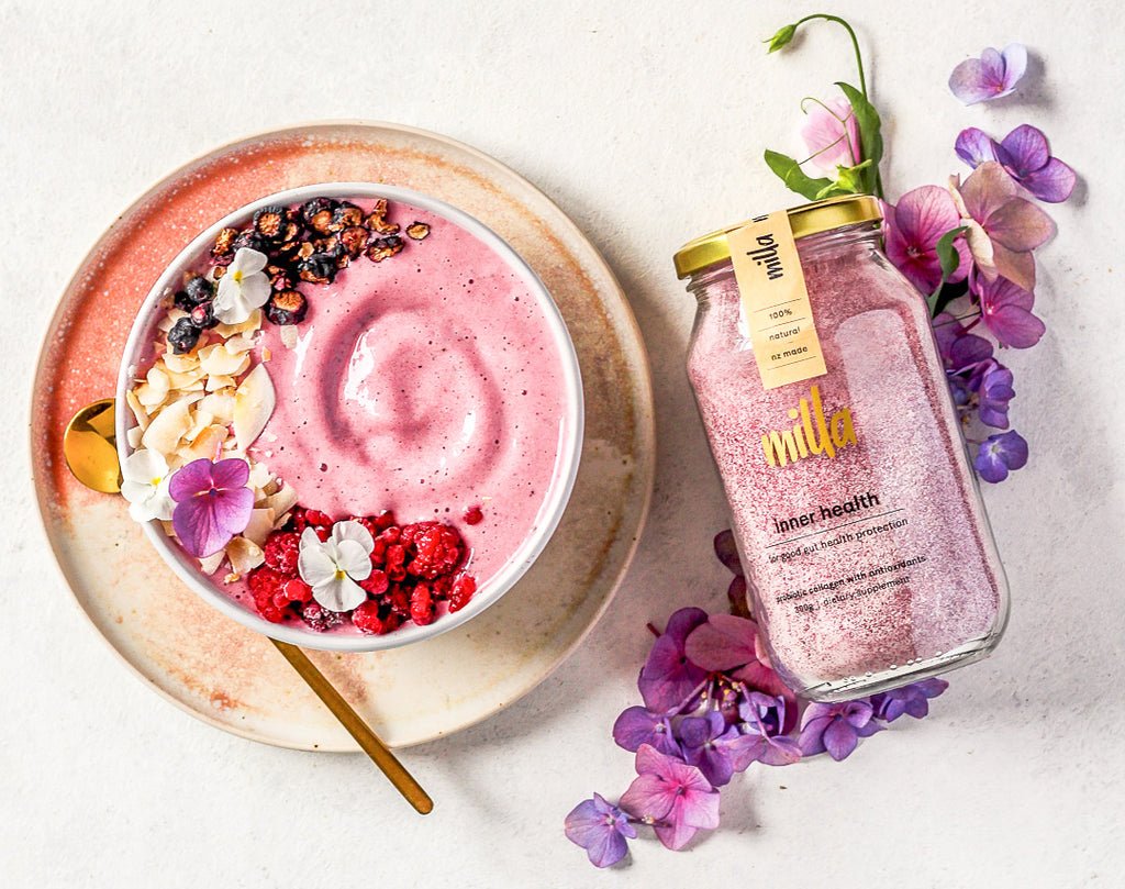 pitaya & vanilla smoothie bowl – millacollagen